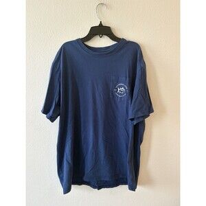 Southern Tide Men's Blue Short Sleeve Football Graphic T-Shirt Size XL